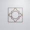 Ekena Millwork Large Gypsum Decorative Fretwork Wood Wall Panels, Walnut, 23 3/8"W x 23 3/8"H x 3/8"T WALW24X24X0375GYPWA - alternate 3